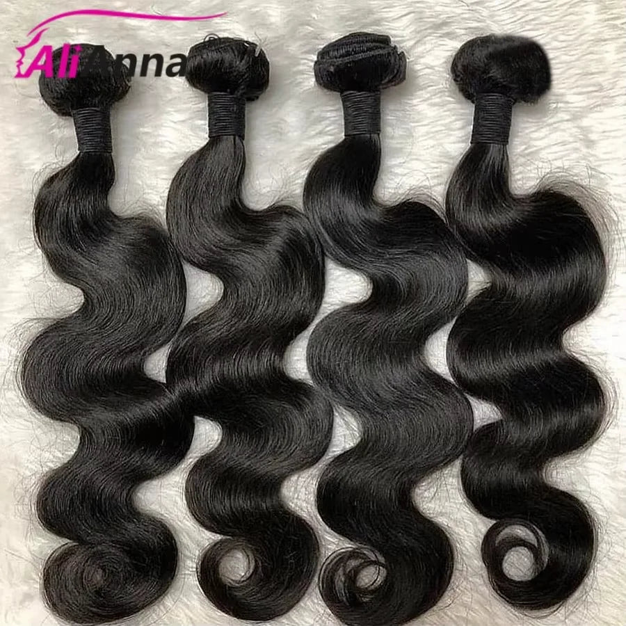 Body Wave Human Hair Bundles With A Closure 2x6 HD Lace Closure Human Hair Bundles With 4x4 Closure 5x5 Brazilian Bundle Deals